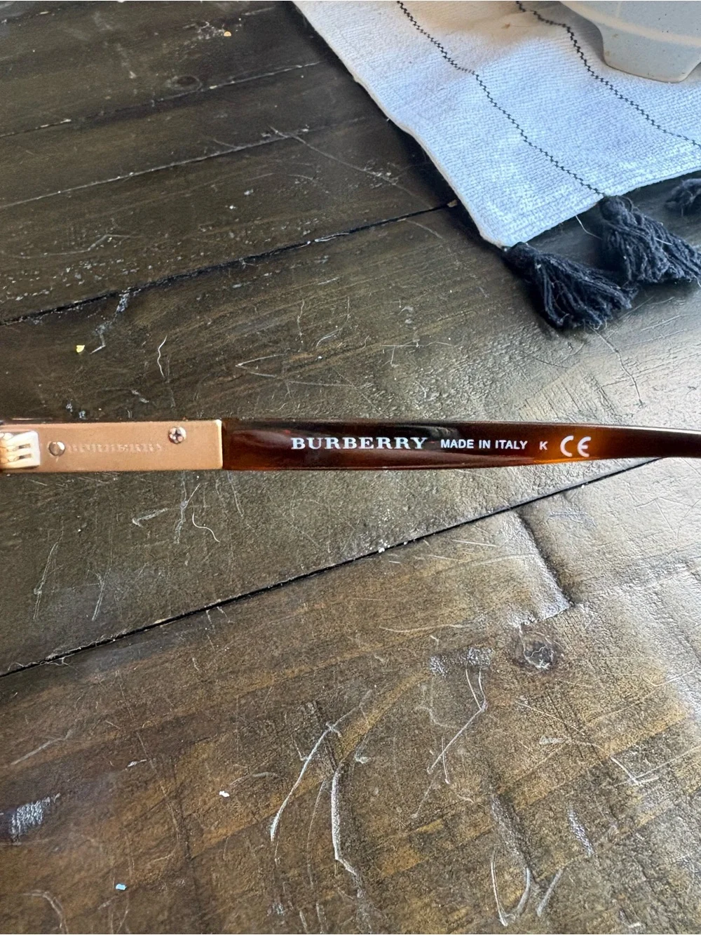 RARE Burberry Womens Pilot Sunglasses Havana Brown Gradient